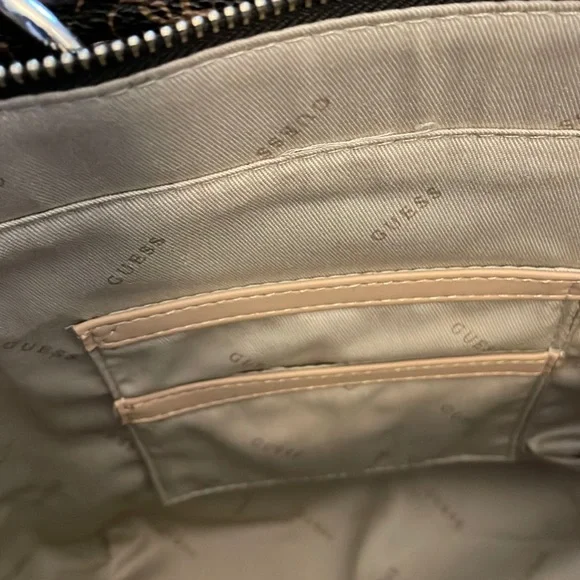 Guess Brown and Tan Women's Tote Bag - Picture 5 of 8